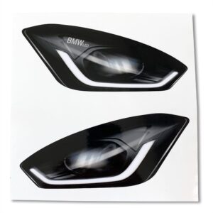 Juego de pegatinas para faros